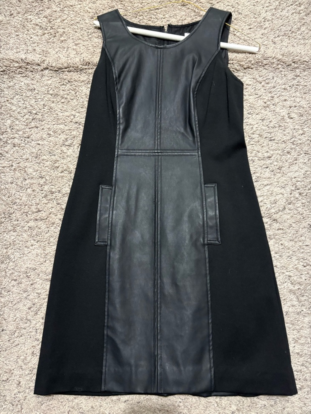 KENSIE faux leather dress